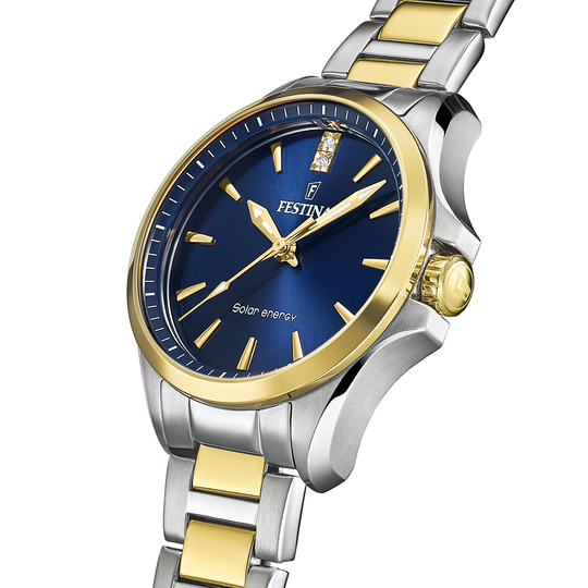 Festina Solar Energy F Azul Acero Inoxidable L Mujer