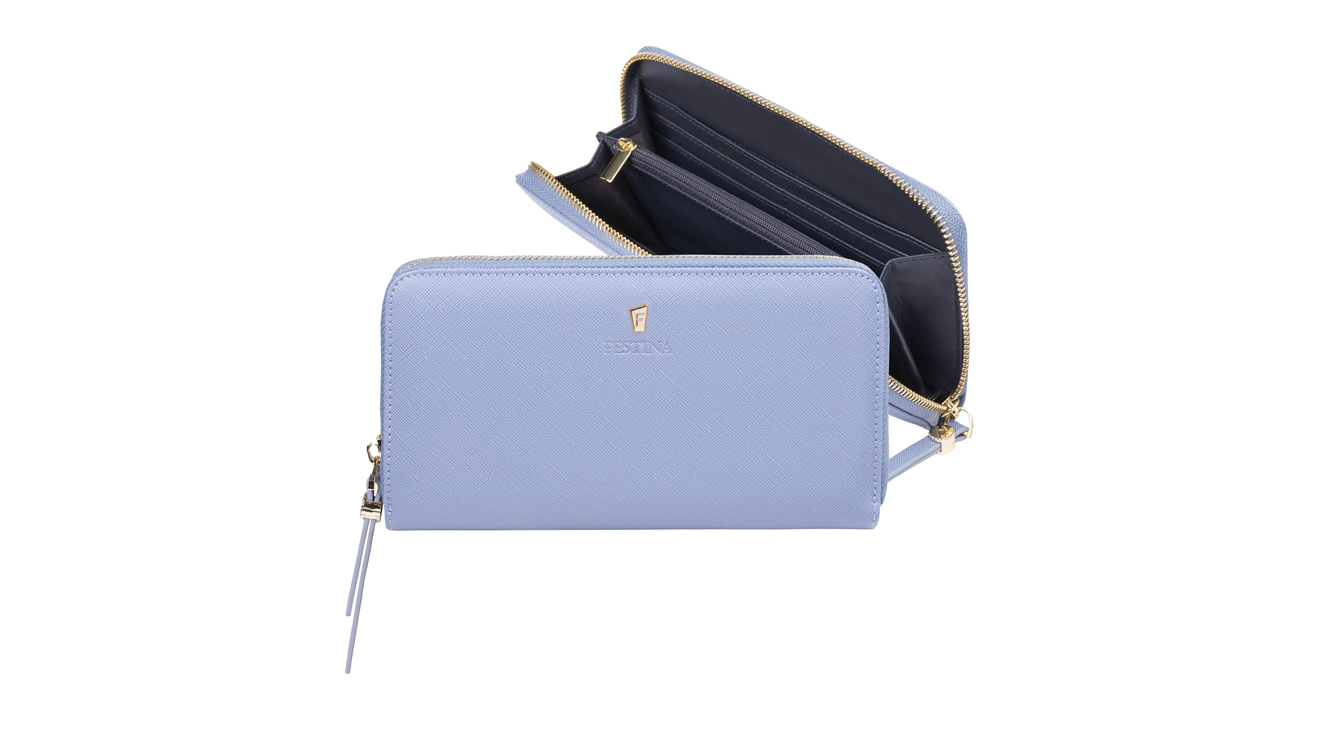 Light blue women's wallet sale