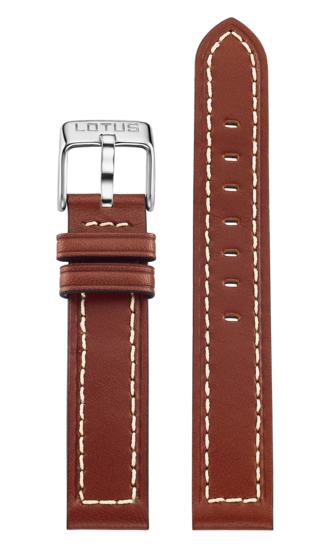 BROWN LEATHER STRAP WATCH BY LOTUS WITH 16 MM BC04125