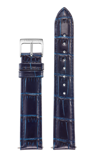 BLUE LEATHER STRAP FOR FESTINA WATCH 18 MM BC04769.
