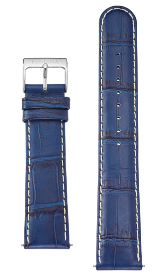 BLUE LEATHER STRAP FOR FESTINA WATCH WITH 20 MM BC05382.