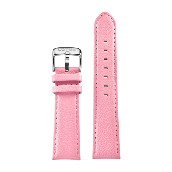PINK LEATHER WATCH STRAP LOTUS 20 MM BC04743