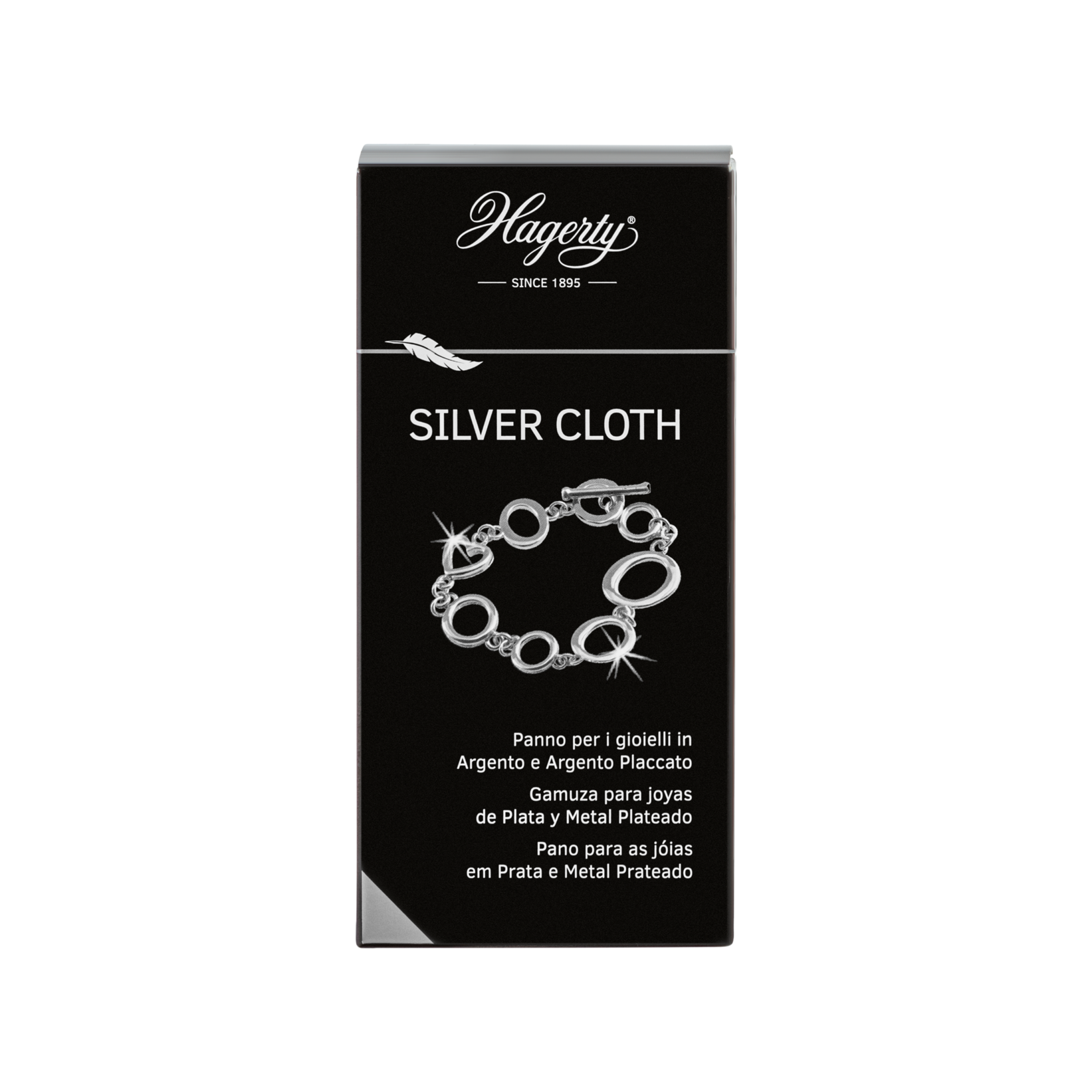 Silver Cloth: Gamuza impregnada para limpiar joyas de plata y plateadas 30  X 36 cm – ref A116019