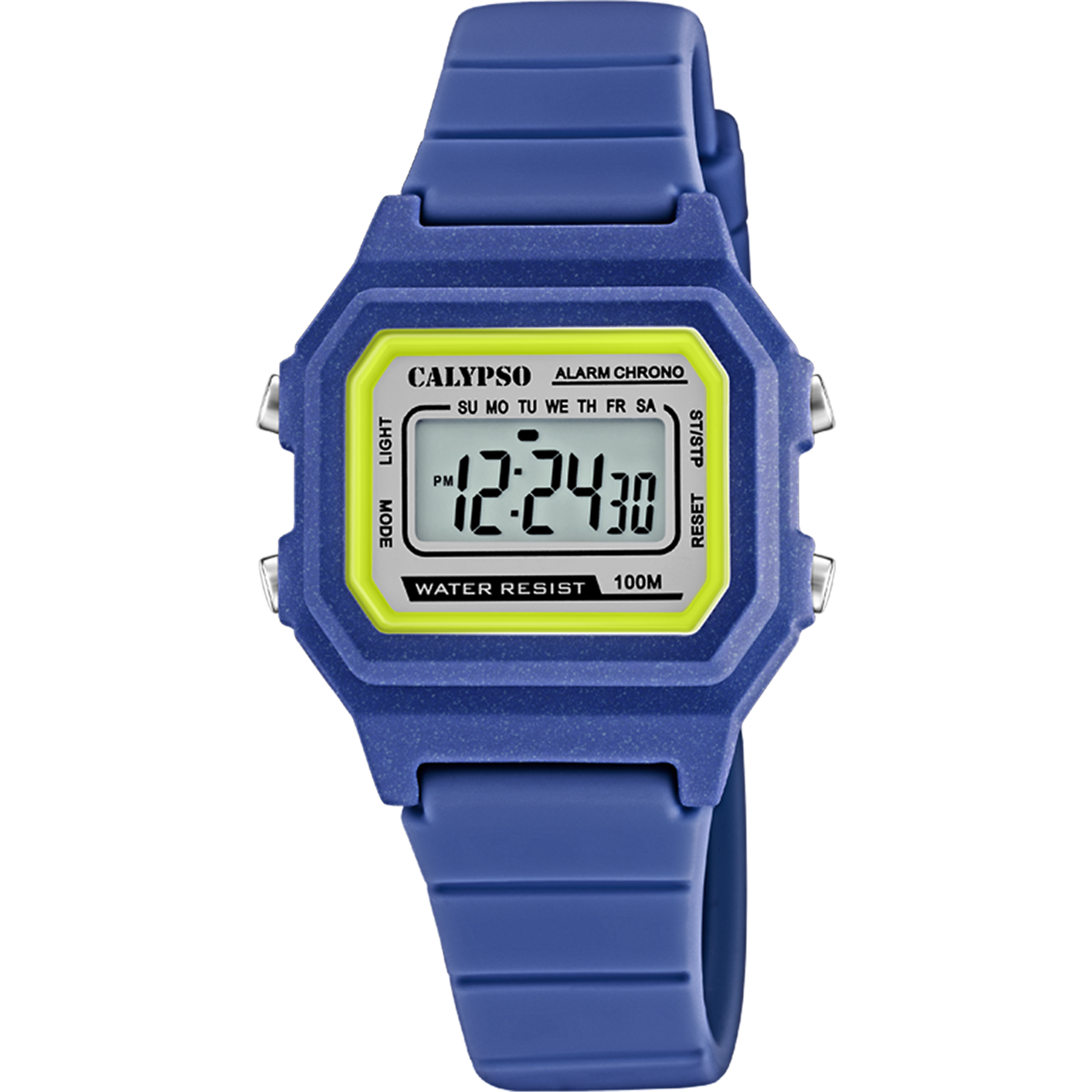 MONTRE CALYPSO K5802/5 NUMÉRIQUE, BRACELET EN CAOUTCHOUC, UNISEX