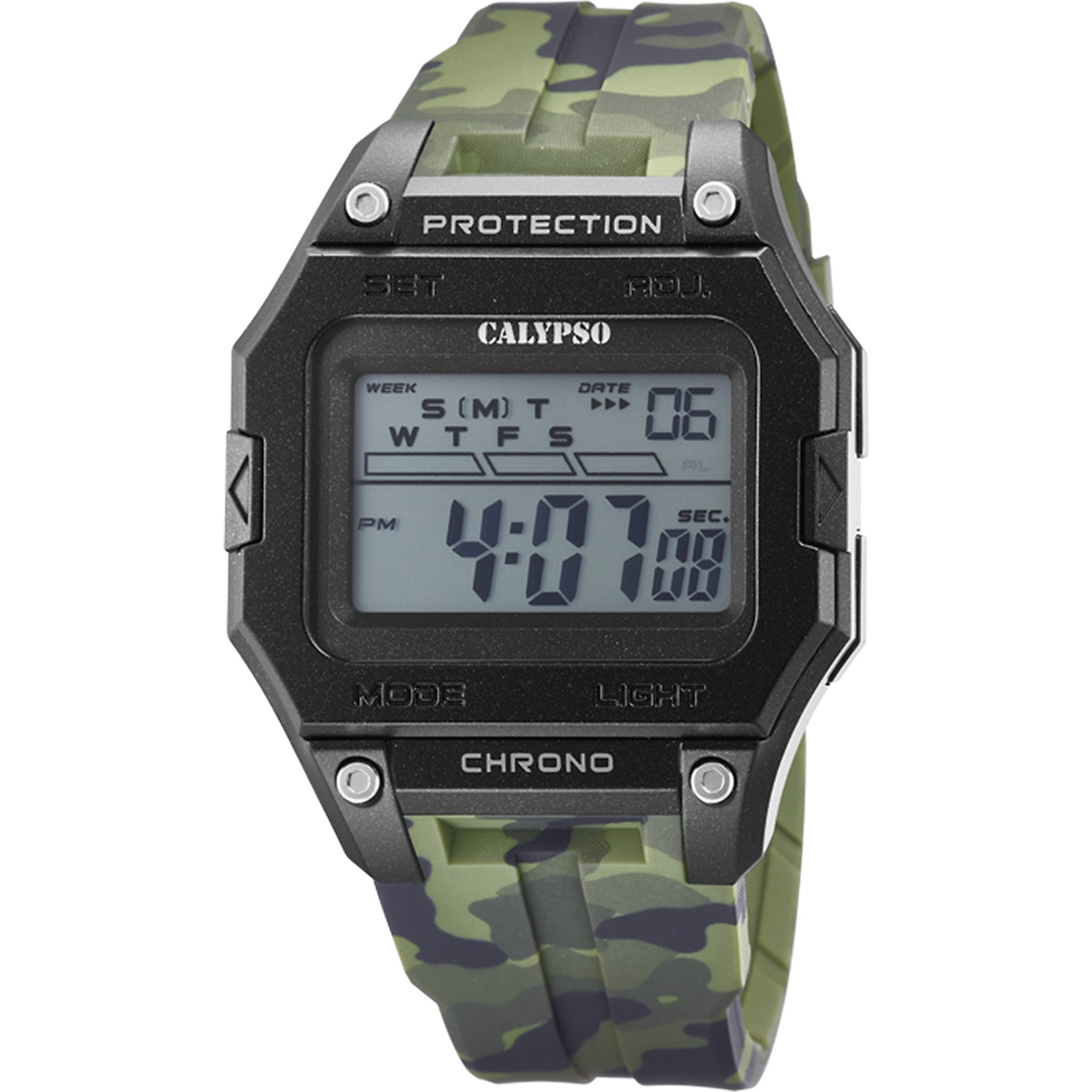 RELÓGIO CALYPSO K5810/4 DIGITAL PULSERA DE BORRACHA, HOMEM