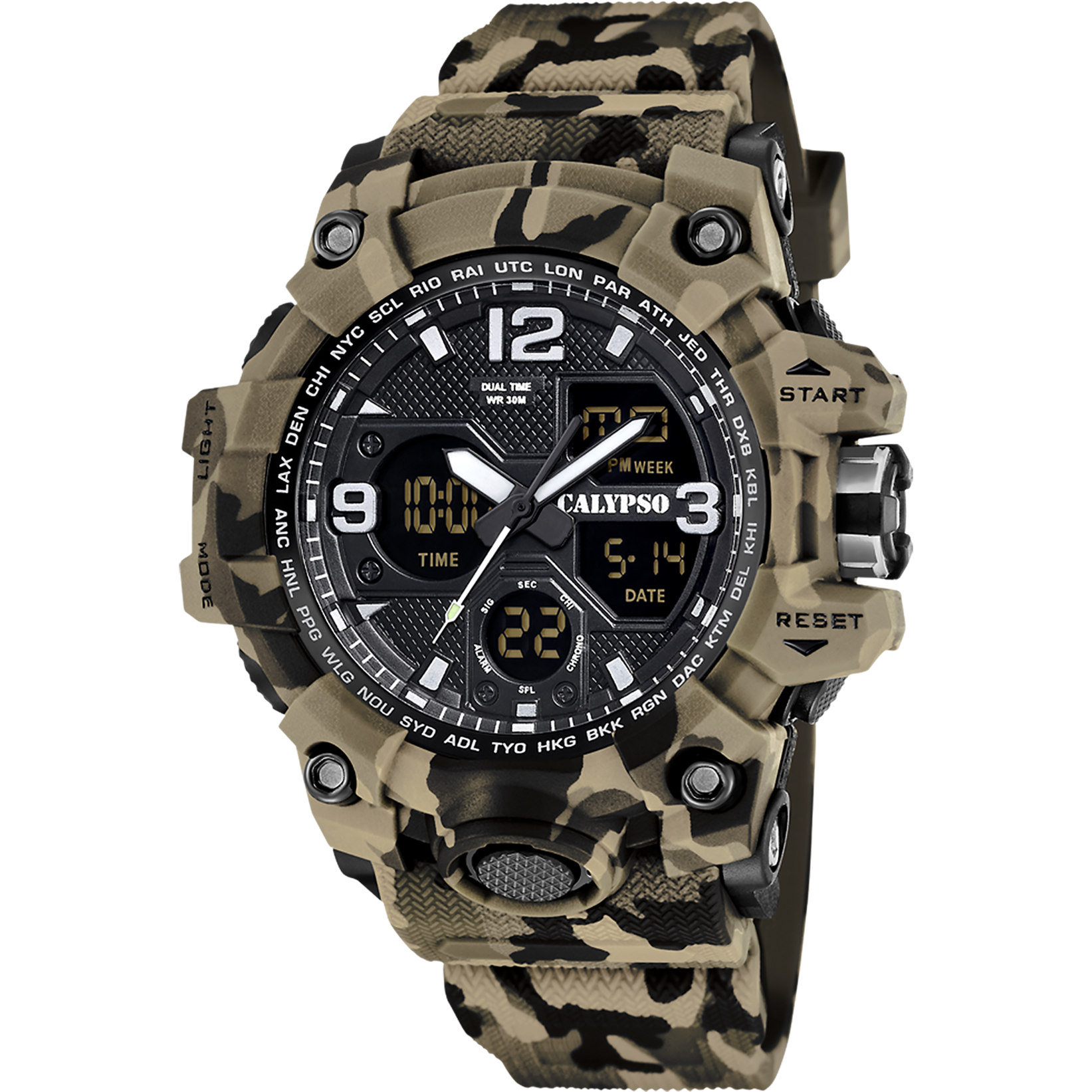 CALYPSO MEN'S BROWN WATCH K5855/1