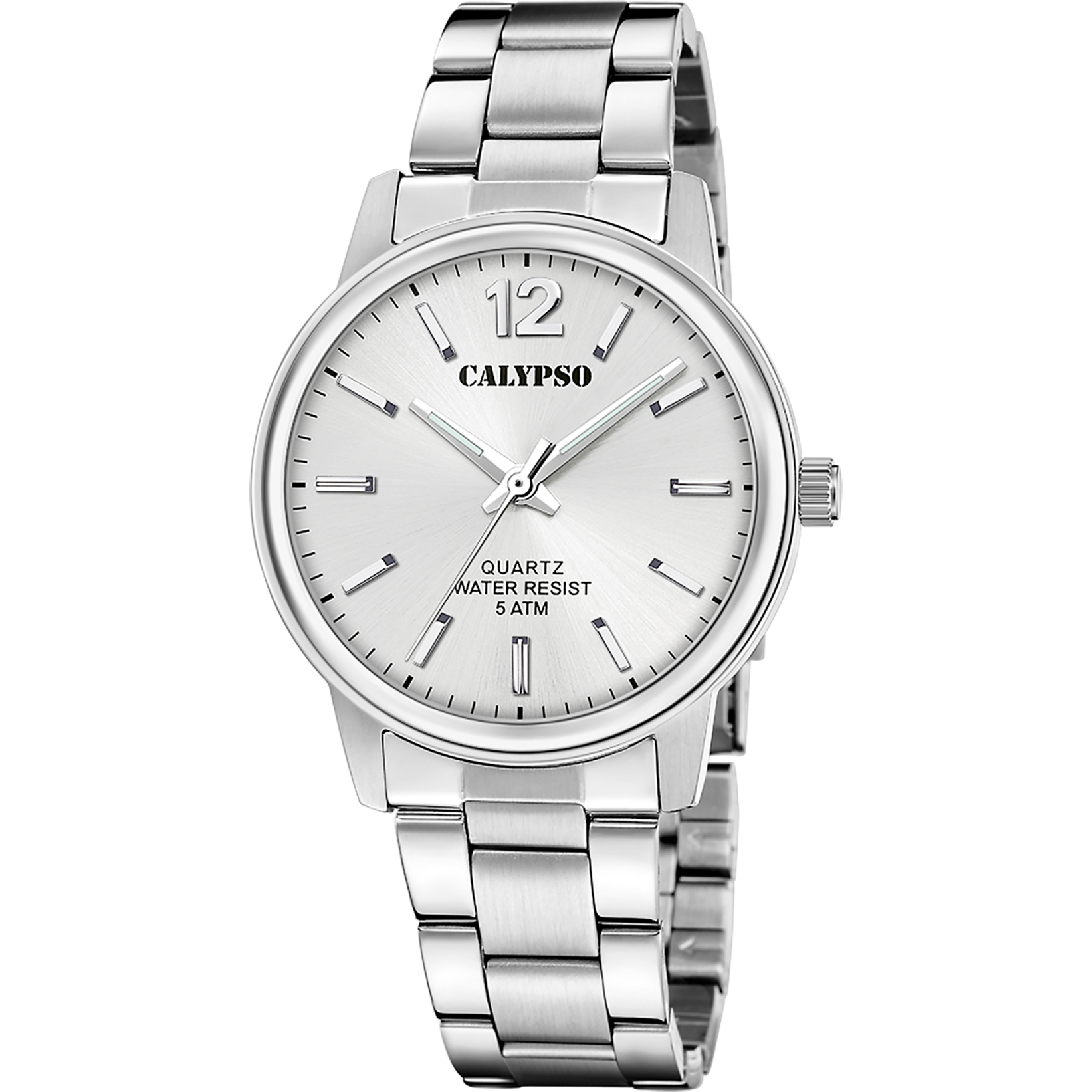 Calypso Orologio digitale al quarzo unisex con cinturino in plastica K5804/4, grigio, Cinturino