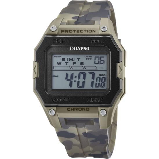 OROLOGIO CALYPSO K5810/3 DIGITALE CINTURINO GOMMA, UOMO