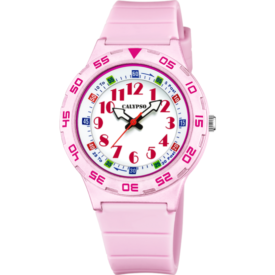 CALYPSO KIDS'S WHITE WATCH K5828/1