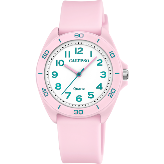 Reloj Calypso Junior Collection K5833/2 Blanco Correa De Caucho, Infantil