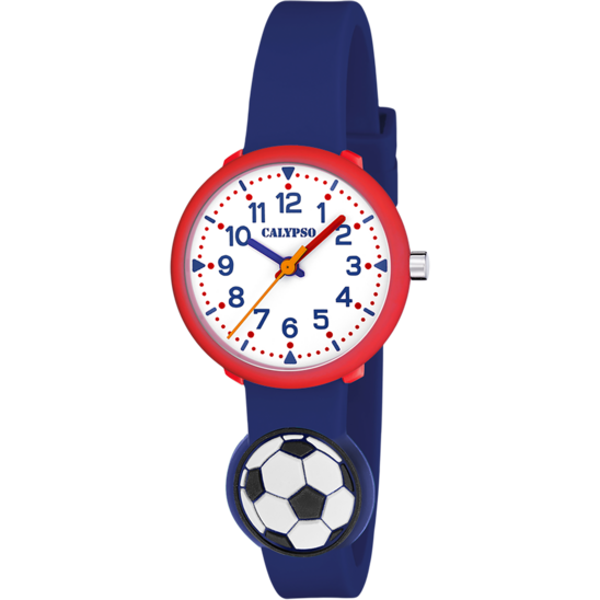 Reloj Calypso My First Watch K5845/6 Blanco Correa De Caucho, Hombre