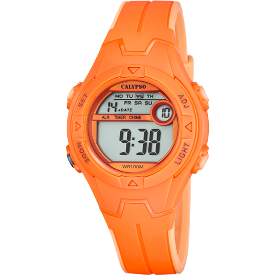 RELÓGIO CALYPSO JUNIOR COLLECTION K5849/4 LARANJA UNISEX