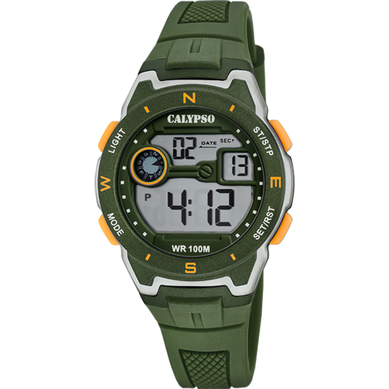 Reloj Calypso Digital Crush K5853/2 Verde Hombre