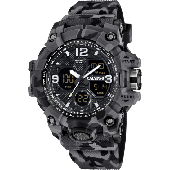 Reloj Calypso X-trem K5855/4 Gris Hombre