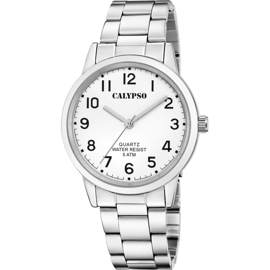 Reloj Calypso Basic K5858/1 Blanco Hombre