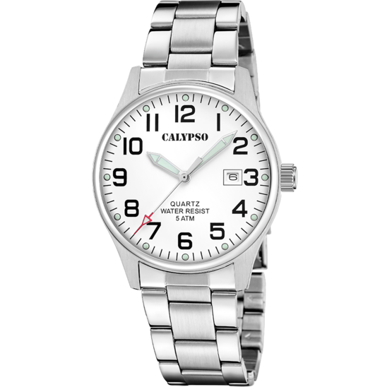 Reloj Calypso Basic K5860/1 Blanco Hombre