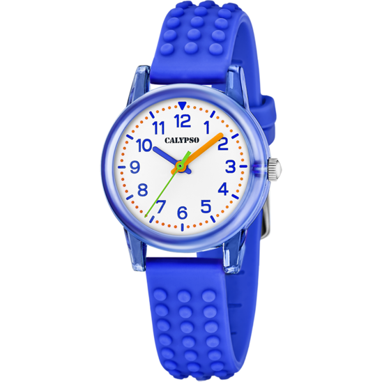 Reloj Calypso K5876/4 Blanco Correa De Caucho, Nina