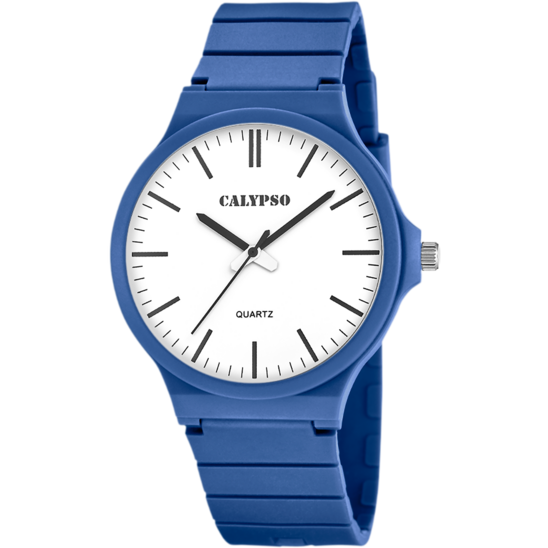 Reloj Calypso Sweet Time K5879/1 Blanco Correa De Caucho, Hombre