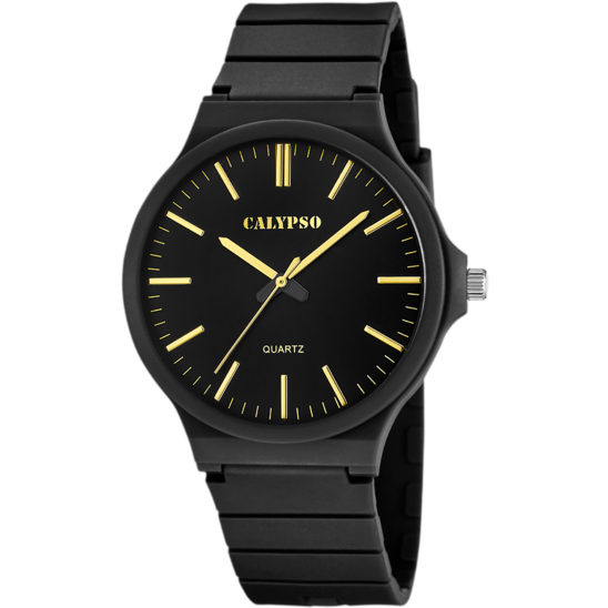 Reloj Calypso Sweet Time K5879/6 Negro Correa De Caucho, Hombre