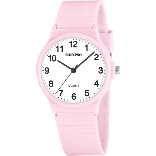 Reloj Calypso Sweet Time K5880/2 Blanco Correa De Caucho, Mujer