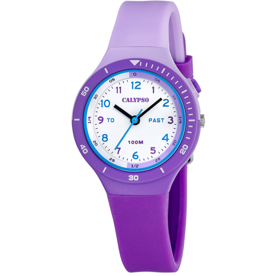 Reloj Calypso My First Watch K5882/2 Blanco Correa De Caucho, Unisex