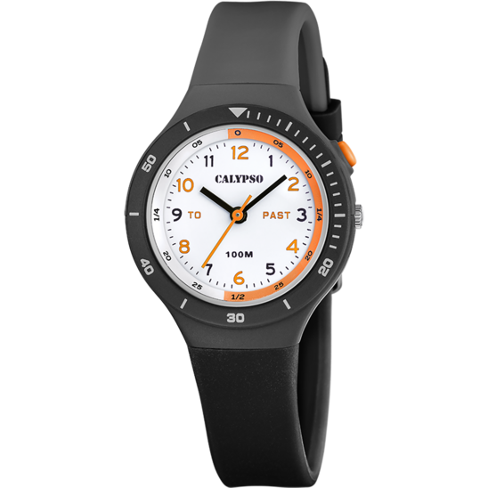 Reloj Calypso My First Watch K5882/4 Blanco Correa De Caucho, Unisex