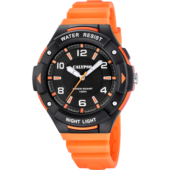 Reloj Calypso Street Style K5883/2 Negro Correa De Caucho, Hombre