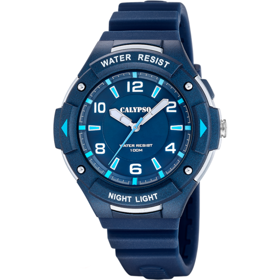 Reloj Calypso Street Style K5883/3 Azul Correa De Caucho, Hombre