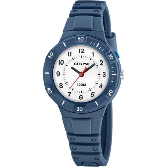 Reloj Calypso Junior Collection K5886/2 Blanco Correa De Caucho, Unisex