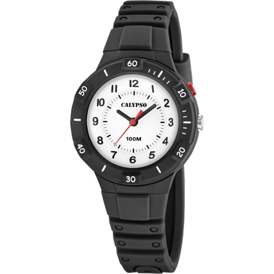 Reloj Calypso Junior Collection K5886/3 Blanco Correa De Caucho, Unisex