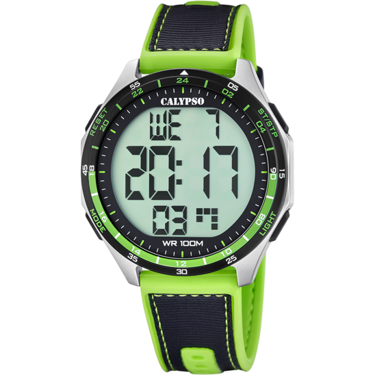 Reloj Calypso Flash Time K5887/2 Correa De Caucho, Hombre