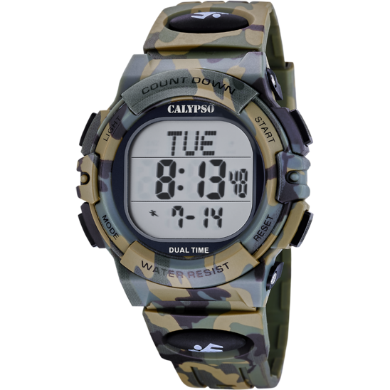 Reloj Calypso Digital Crush K6073/4 Digital Correa De Caucho, Hombre