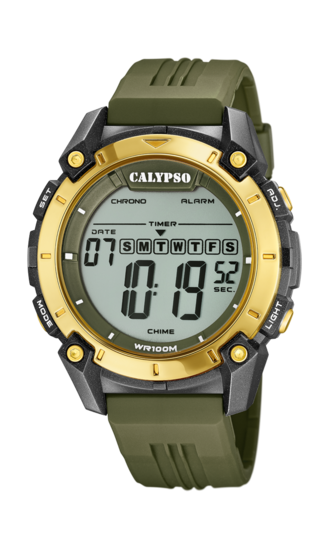 CALYPSO Reloj Hombre Digital Gris - K5723-3, Gris, K5723/3