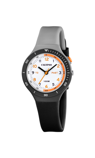 Montre Femme Calypso K5752-6 - Bracelet Silicone Noir sur