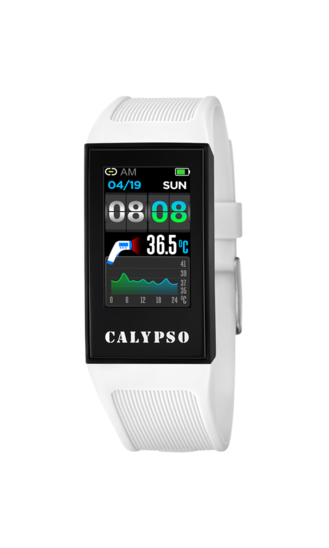 Reloj Calypso Smartwatch K8501/1 Digital, Correa De Caucho, Hombre