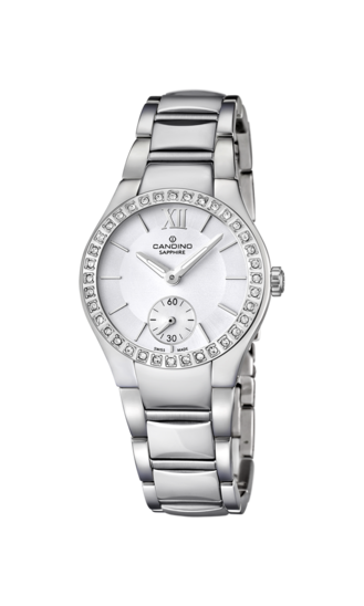 Witte Dames Zwitsers Horloge CANDINO LADY PETITE. C4537/1
