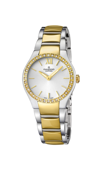 Witte Dames Zwitsers Horloge CANDINO LADY PETITE. C4538/1