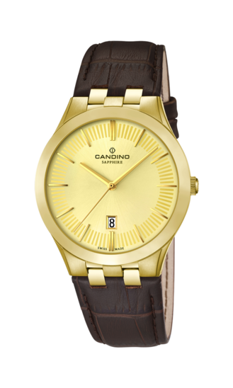 Reloj Suizo CANDINO para hombre, colección COUPLE color Beige C4542/2