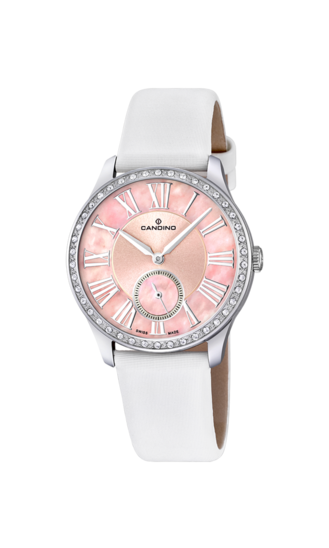Relógio feminino CANDINO LADY CASUAL de cor rosa. C4596/2