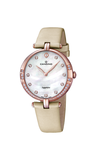 Weißer DamenSchweizer Uhr CANDINO LADY ELEGANCE. C4602/1