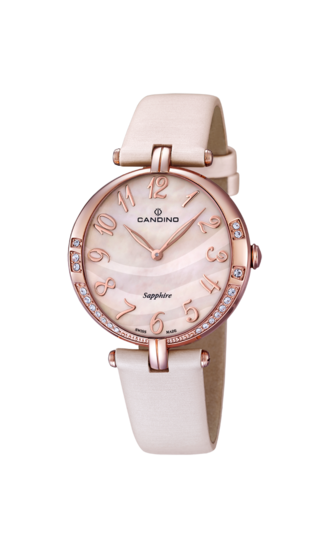 Roze Dames Zwitsers Horloge CANDINO LADY ELEGANCE. C4602/3
