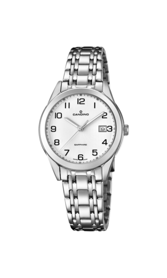 Zilveren Dames Zwitsers Horloge CANDINO COUPLE. C4615/1