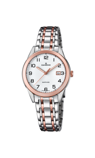 Roze Dames Zwitsers Horloge CANDINO COUPLE. C4617/1