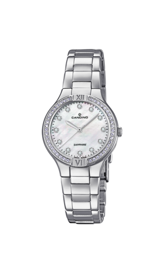 Witte Dames Zwitsers Horloge CANDINO LADY PETITE. C4626/3