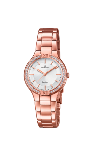 Witte Dames Zwitsers Horloge CANDINO LADY PETITE. C4630/1
