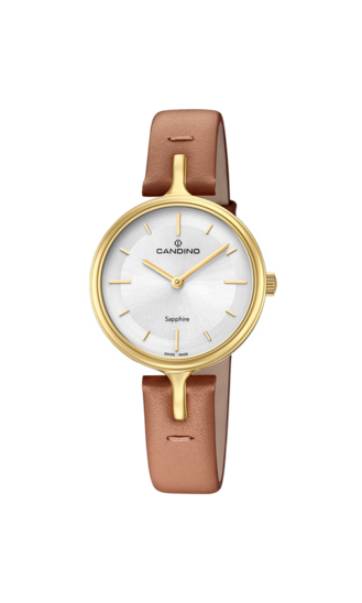 Silberner DamenSchweizer Uhr CANDINO LADY ELEGANCE. C4649/1