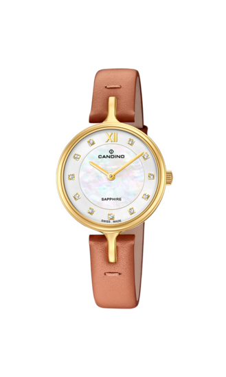 Silberner DamenSchweizer Uhr CANDINO LADY ELEGANCE. C4649/3