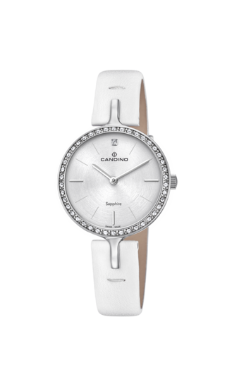 Zilveren Dames Zwitsers Horloge CANDINO LADY ELEGANCE. C4651/1