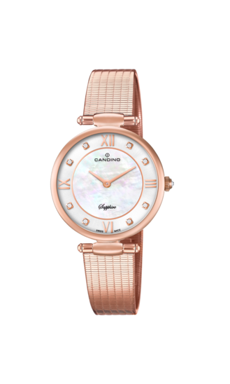 Silberner DamenSchweizer Uhr CANDINO LADY ELEGANCE. C4668/1