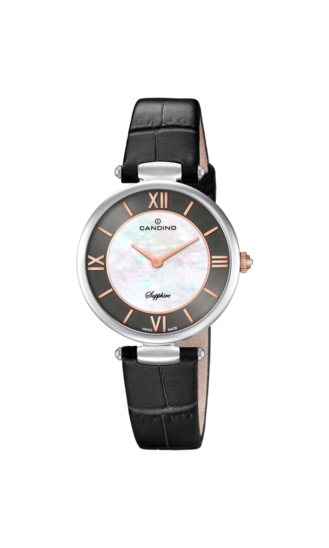 Silberner DamenSchweizer Uhr CANDINO LADY ELEGANCE. C4669/2